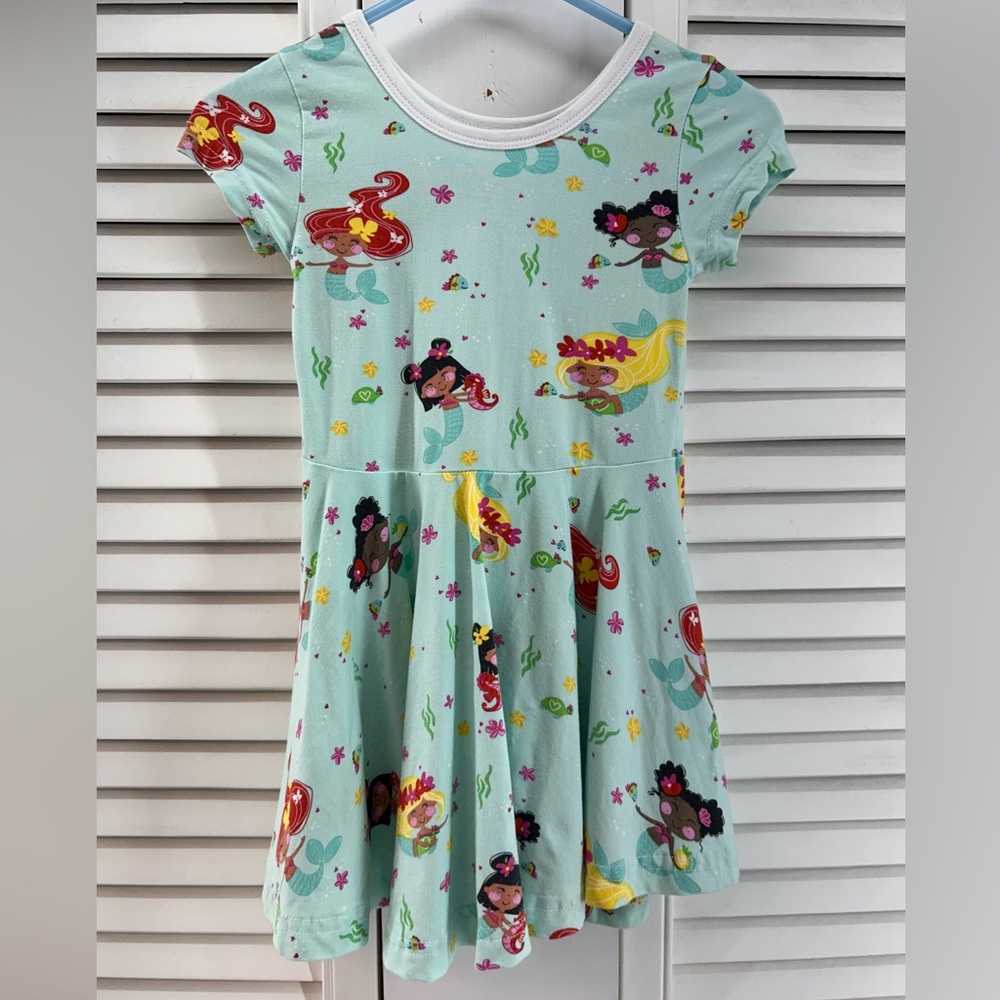 Coco moon size 12-18 M viscose from bamboo mermaid tshirt dress